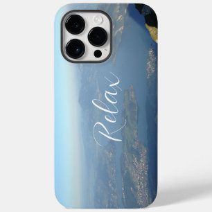 Relax Mountains Lakes Paradise Landscape Case-Mate iPhone 14 Pro Max Case
