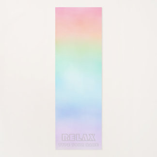 RELAX PASTEL RAINBOW YOGA MAT