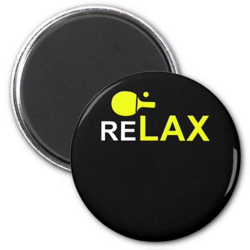 Relax Ping Pong Sticks T Shirt Magnet