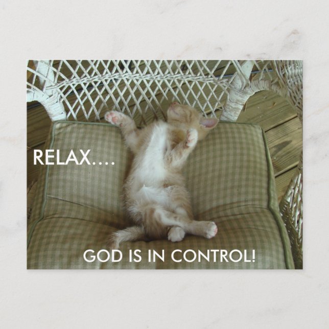 RELAX... POSTCARD (Front)