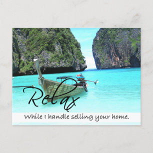 RELAX Real Estate postcard