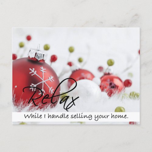 RELAX Real Estate postcard