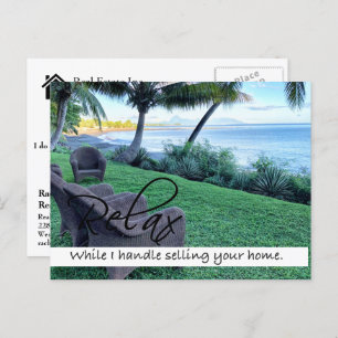 RELAX Real Estate postcard