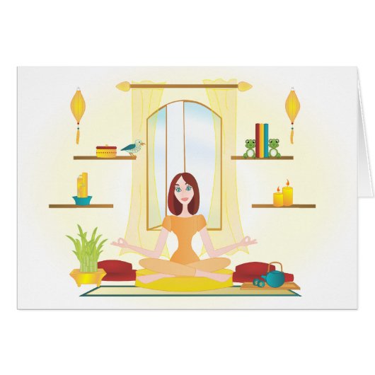 Relax-Red Hair Cards (Front Horizontal)