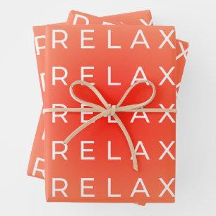 Relax Relax Gradient Wrapping Paper Sheets