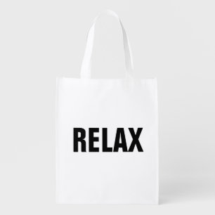Relax Reusable Grocery Bag