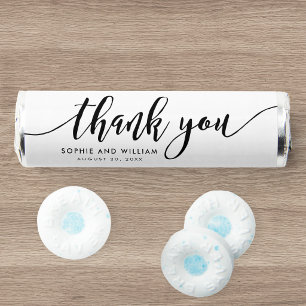 Relax Script Thank You Wedding Breath Savers® Mints