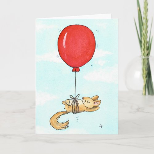Relax Squirrel Greeting Card