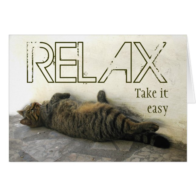 Relax - Take it easy Cards (Front Horizontal)