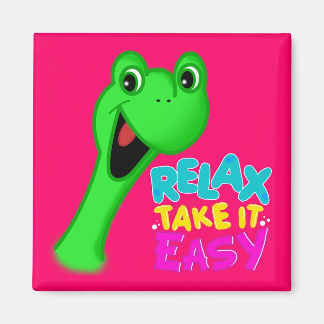 RELAX TAKE IT EASY magnet TORTLE (Front)