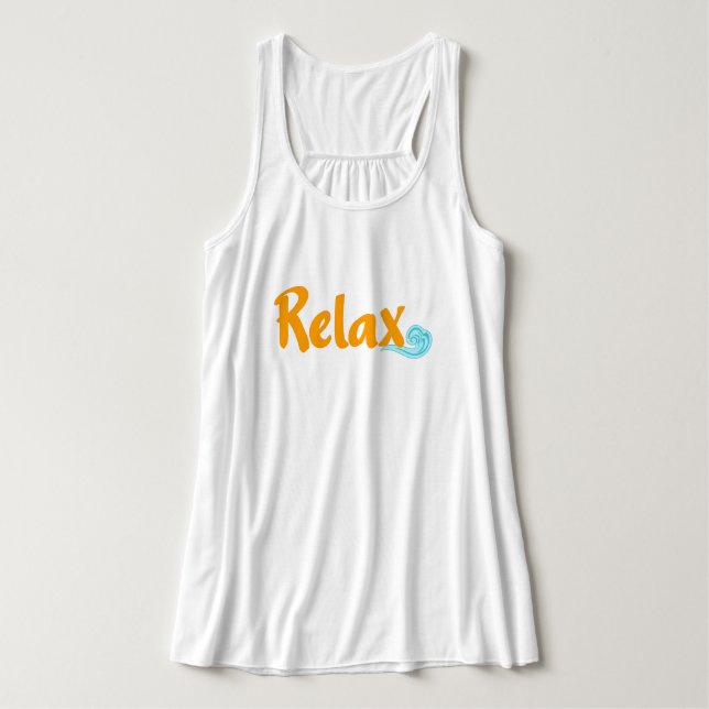 Relax Tank Top (Design Front)