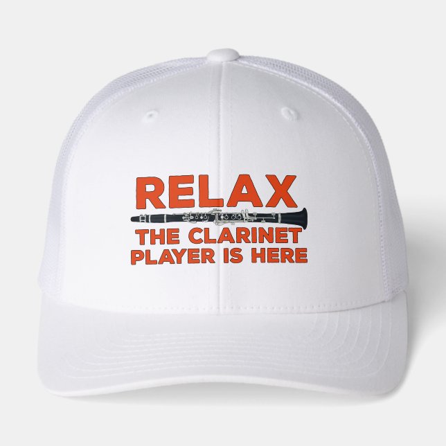 Relax The Clarinet Player is Here (Front)
