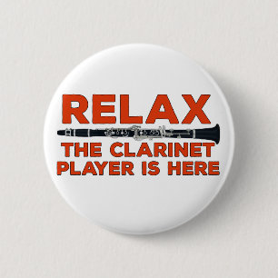 Relax The Clarinet Player is Here Button