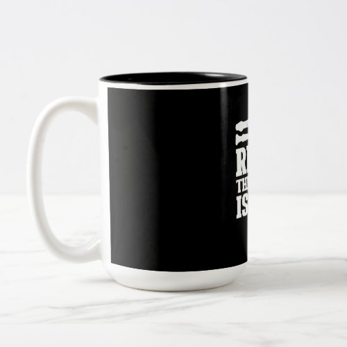 Relax The Flutist Is Here Two_Tone Coffee Mug