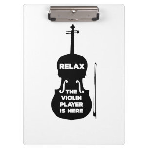 Relax The Violin Player is Here Clipboard