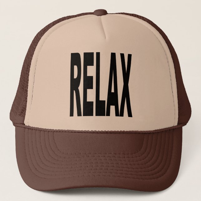 Relax Trucker Hat (Front)