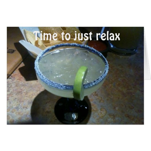 RELAX=TURNING 40 HUMOR CARDS (Front Horizontal)