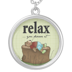 Relax You Deserve It Necklace
