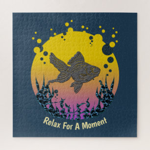 Relax Your Mind Under The Sea Personalize Jigsaw Puzzle