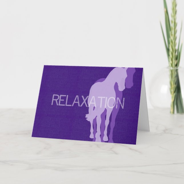 RELAXATION 5x7 Greeting Card (Front)