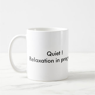 relaxation in progress mug