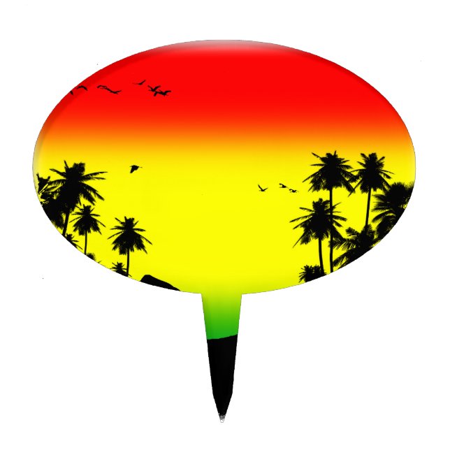 relaxation rasta cake topper (Front)