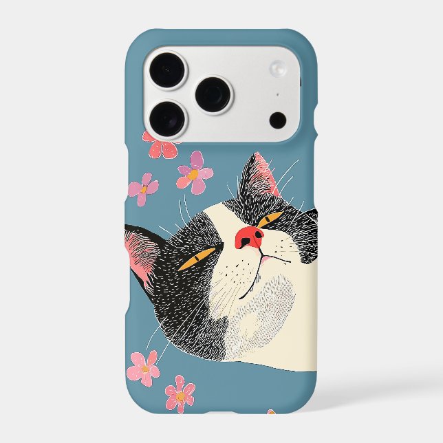 Relaxed Cat  Iphone Case (Back)
