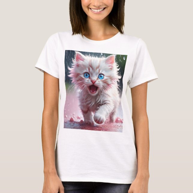 "Relaxed Fit 100% Cotton Women's Customizable T-Sh T-Shirt (Front)