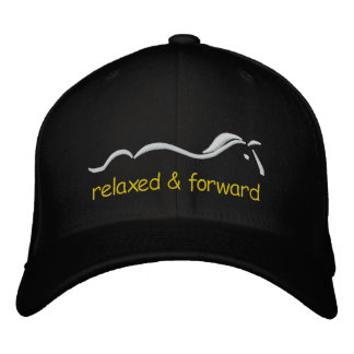 Relaxed & Forward, horse logo ball cap