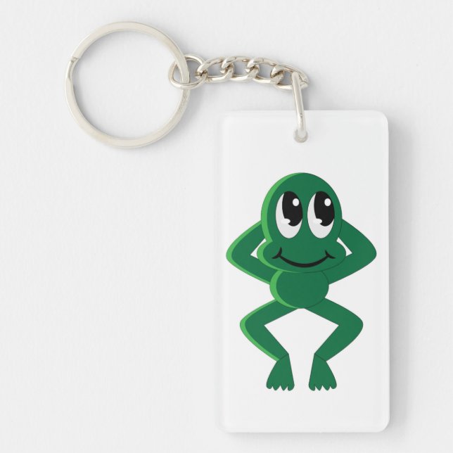RELAXED FROG KEYCHAIN (Front)