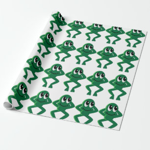 RELAXED FROG WRAPPING PAPER