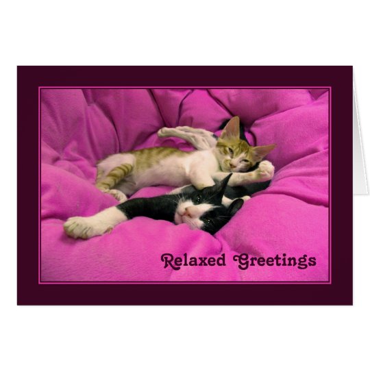 Relaxed Greetings Card