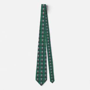 Relaxed River Otter Painting Neck Tie