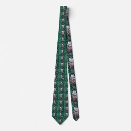 Relaxed River Otter Painting Neck Tie