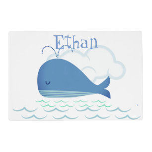 Relaxed Whale  Placemat