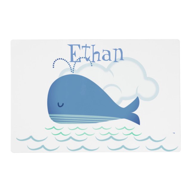 Relaxed Whale  Placemat (Front)