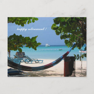relaxin' retirement postcard