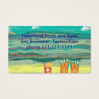 Beach Scene Business Cards &amp; Templates | Zazzle
