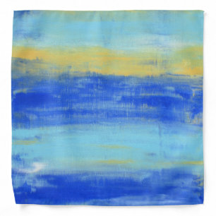 Relaxing Beach Aqua Turquiose Nautical Bandana