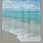 Relaxing Beach Ocean View Shower Curtain