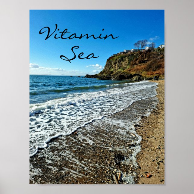 Relaxing beach vibes in Kinghorn, Fife, Scotland Poster (Front)