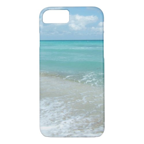 Relaxing Blue Beach Ocean Landscape Nature Scene iPhone 87 Case