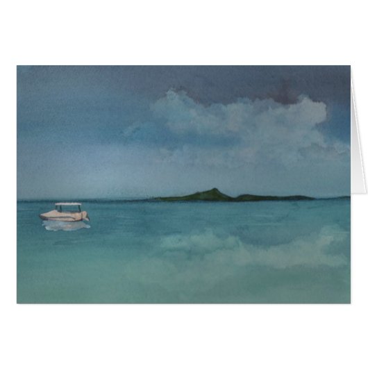 Relaxing Boat Scene Cards (Front Horizontal)