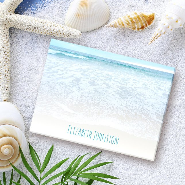 Relaxing California ocean waves beach photo custom Post-it Notes (Creator Uploaded)