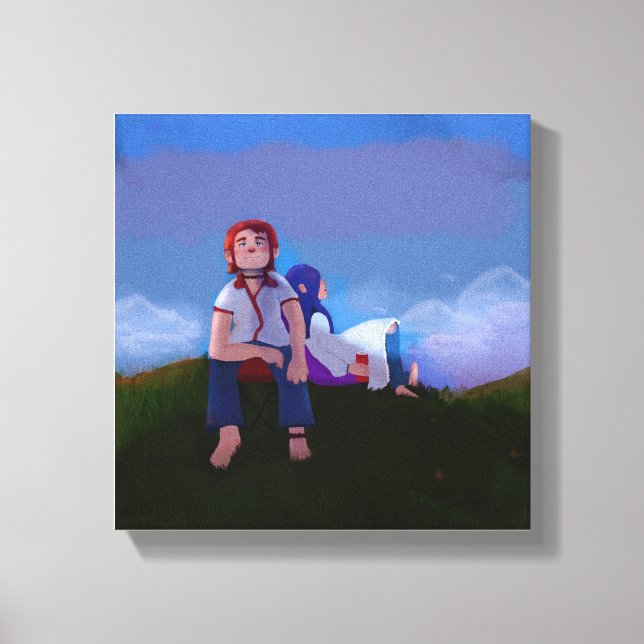 Relaxing Canvas Print (Front)