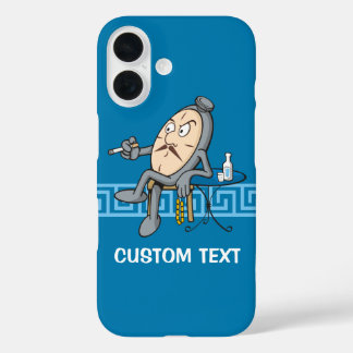 Relaxing clock iPhone 16 case