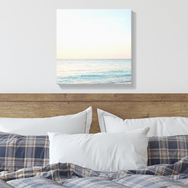 Relaxing Cozy Beach Canvas Print (Insitu(Bedroom))