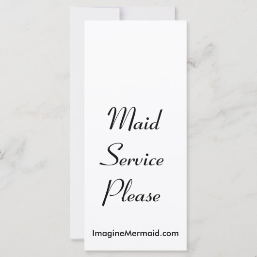 Relaxing Do Not Disturb ImagineMermaid.com Promo (Back)