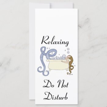 Relaxing Do Not Disturb Imaginemermaid.com Promo by Victoreeah at Zazzle
