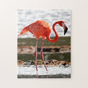 Relaxing Flamingo Jigsaw Puzzle